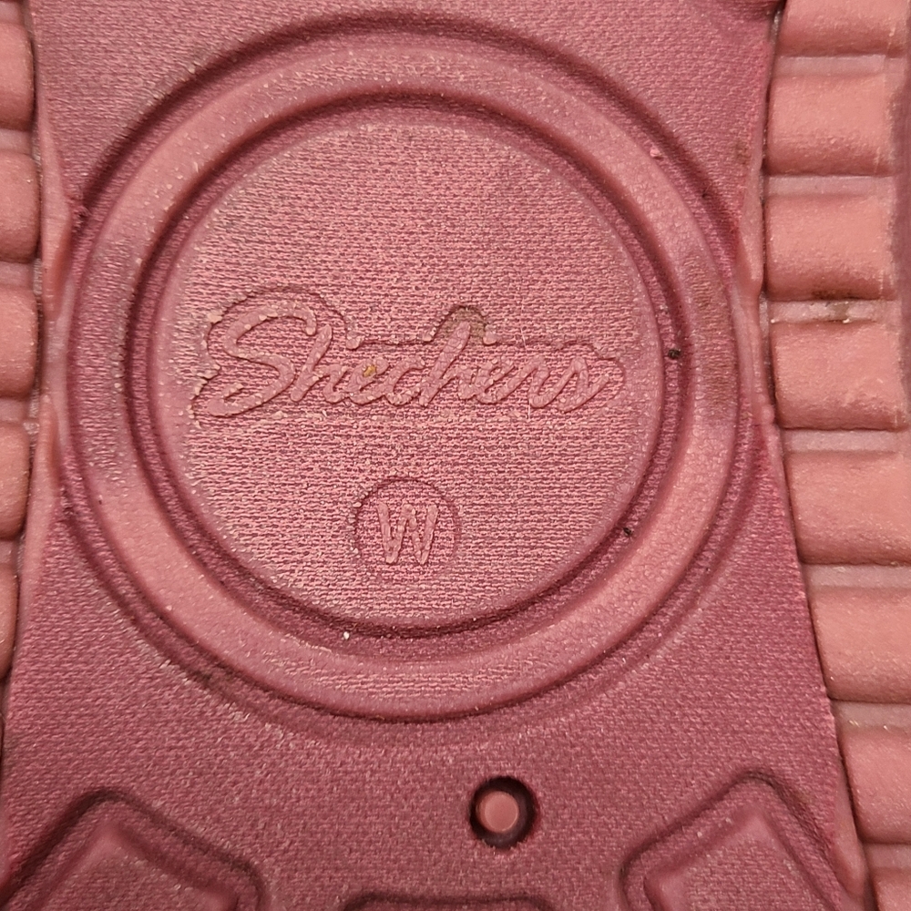 SKECHERS Sparkle Cozy Lite faux fur slippers size 12 - Picture 8 of 10